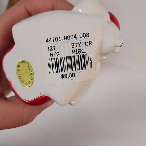 Vintage 1994 Ceramic Looney Tunes Sylvester Christmas Ornament Warner Bros - Picture 9 of 10